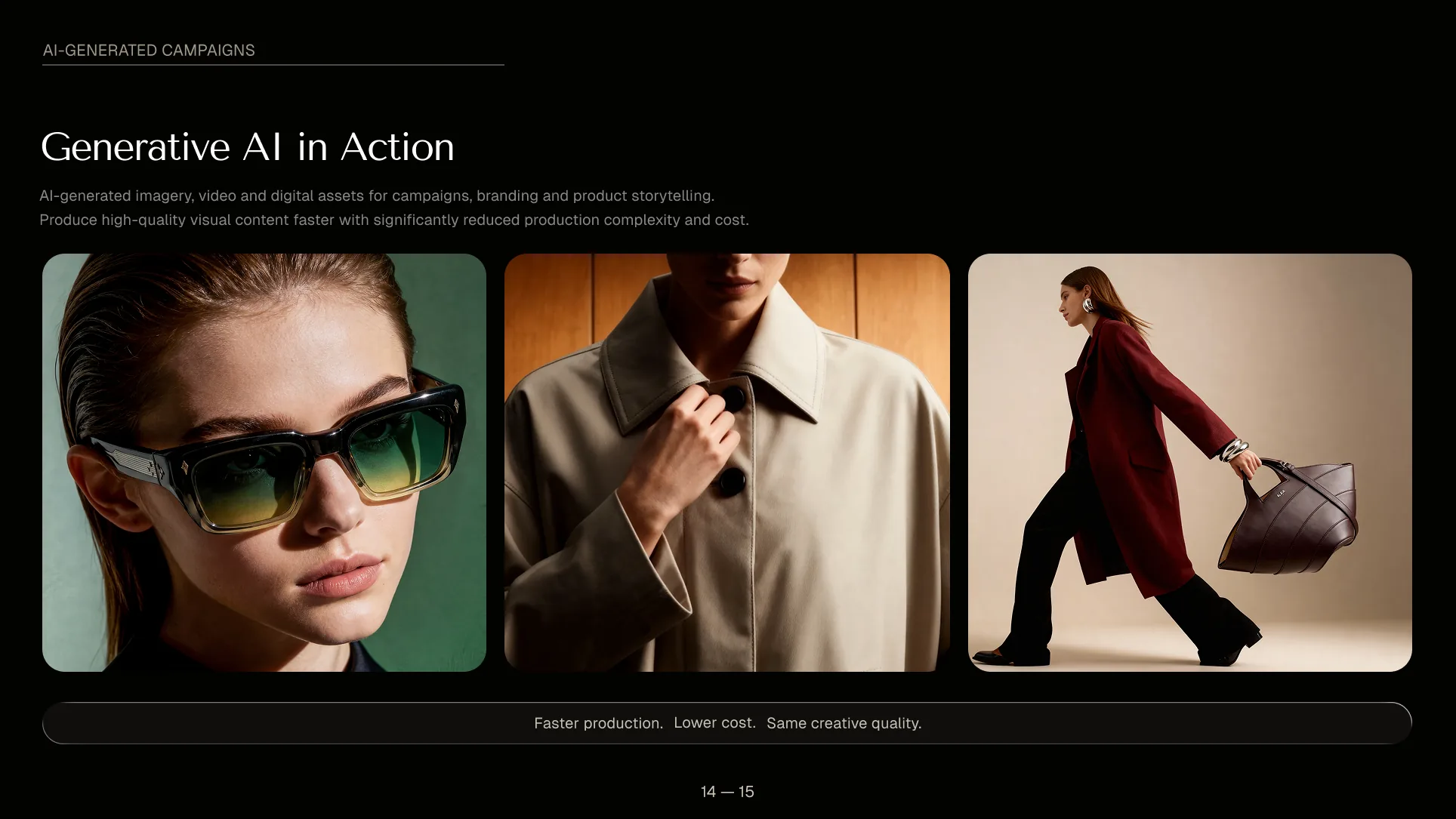 Generative AI in Action: campaign imagery