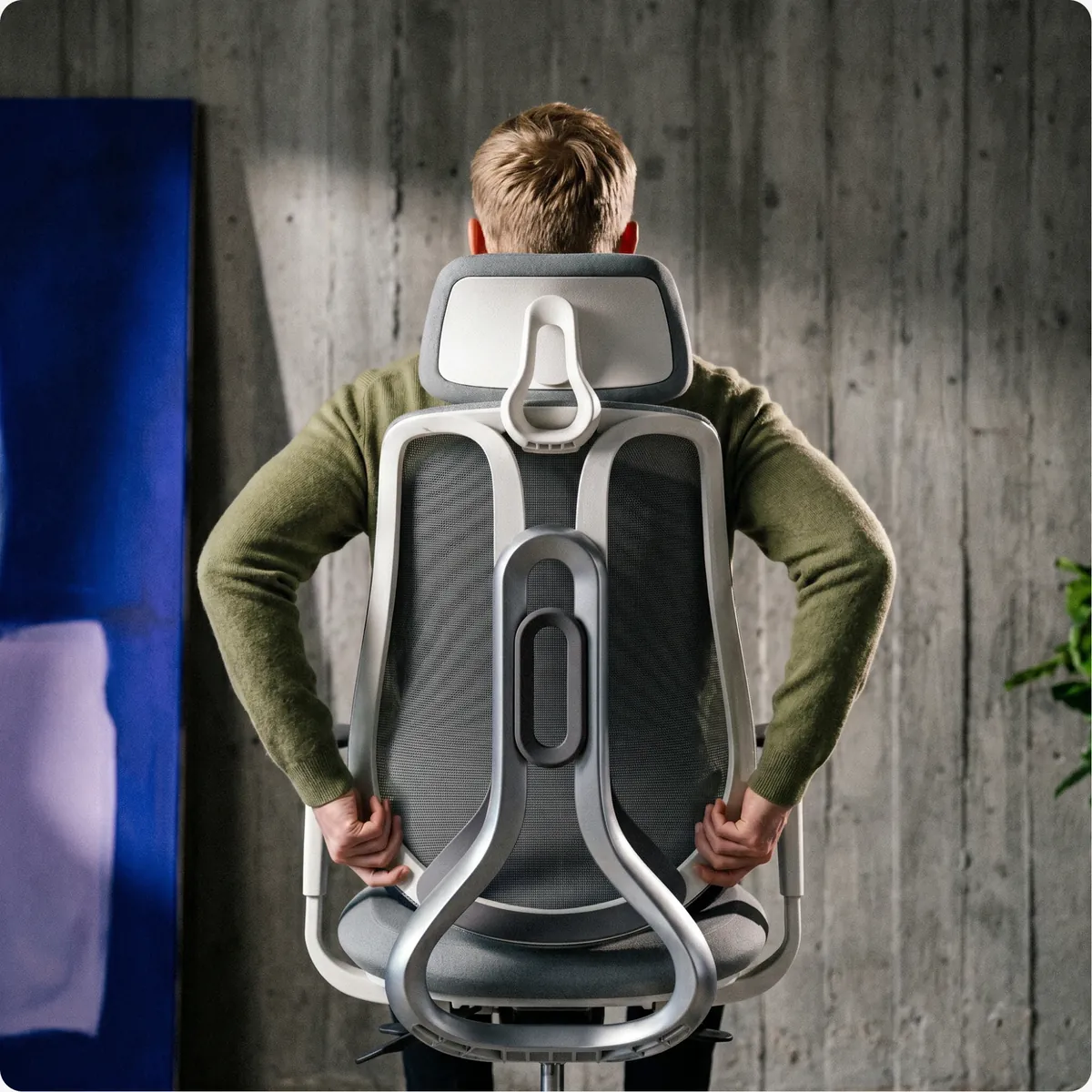 Ergonix chair backrest: find your fit, lock it in