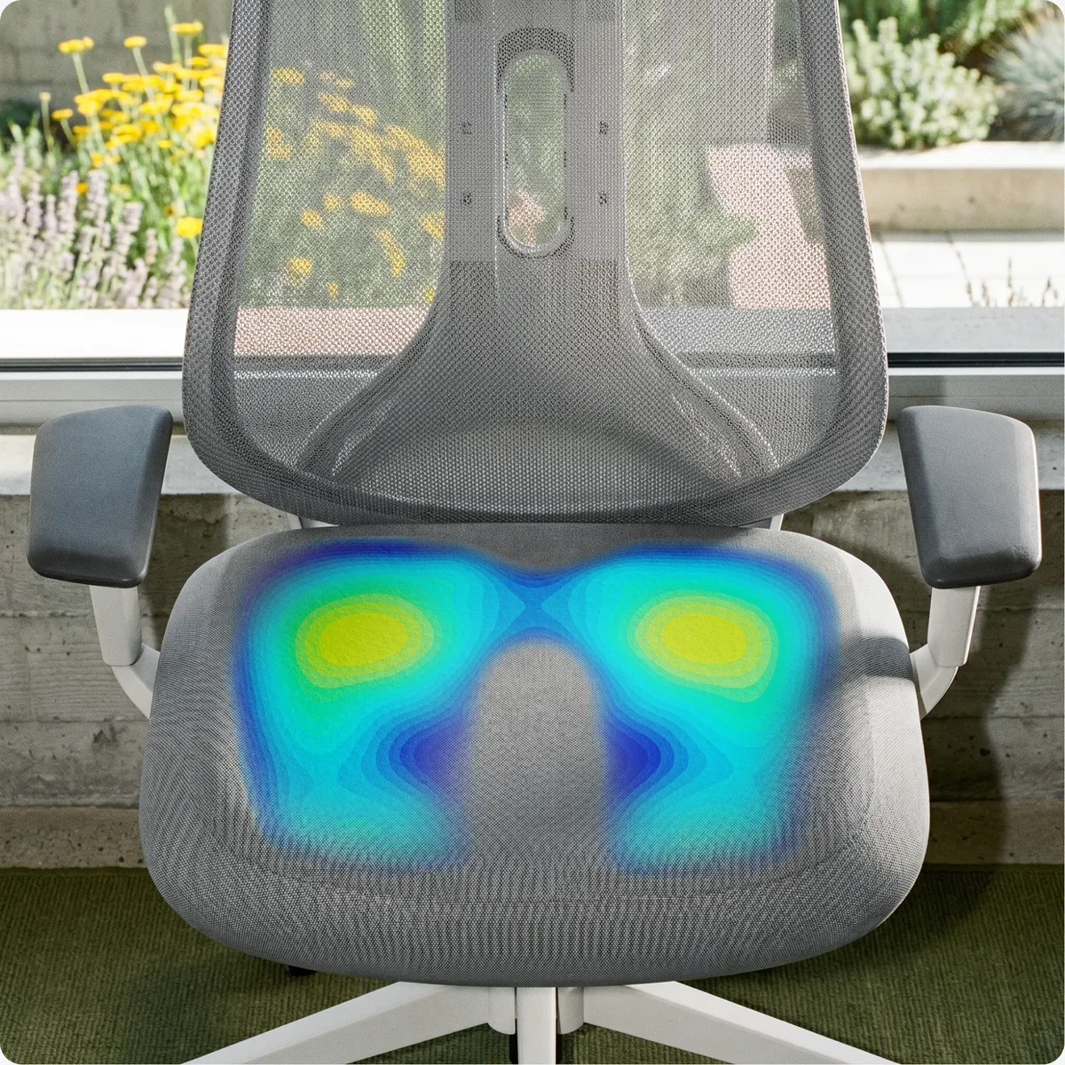 Ergonix seat pressure map: sit longer, feel less