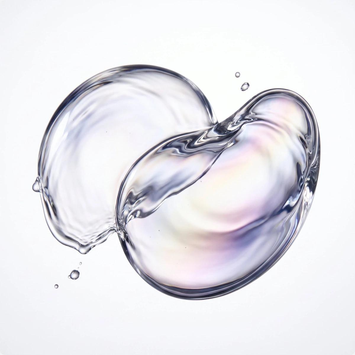 Iridescent clear liquid for Illuma Luna